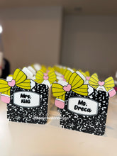 Custom Jumbo Paperclip & Notepad Holder Set