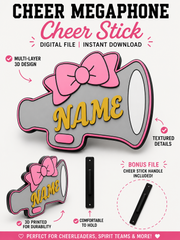 MEGAPHONE Cheer Stick 3MF| STL File