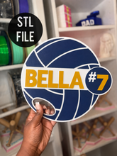 VOLLEYBALL Spirit Fan 3MF | STL FILE