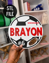 SOCCER Spirit Fan 3MF | STL FILE