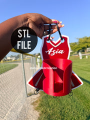 Cheer UNIFORM Sports Caddy Digital 3D File