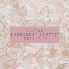 Custom Kids Emergency Contact Tag