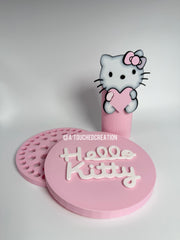 Three Piece Pink Cat ninja set