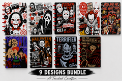 All 9 Halloween Notebook Bundle 3MF Files