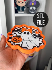 Cute Ghost Trinket Tray 3D File