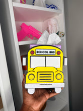 School Bus Tissue Box