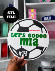 Soccer Cheer Stick 3MF| STL File