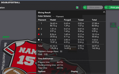 FOOTBALL BROS EDITABLE Cheer Stick 3MF| STL File