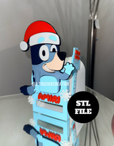 Blue Dog Mailbox STL | 3MF