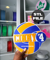 Volleyball Cheer Stick 3MF| STL File