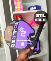 Football Helmet Cheer Stick 3MF| STL File