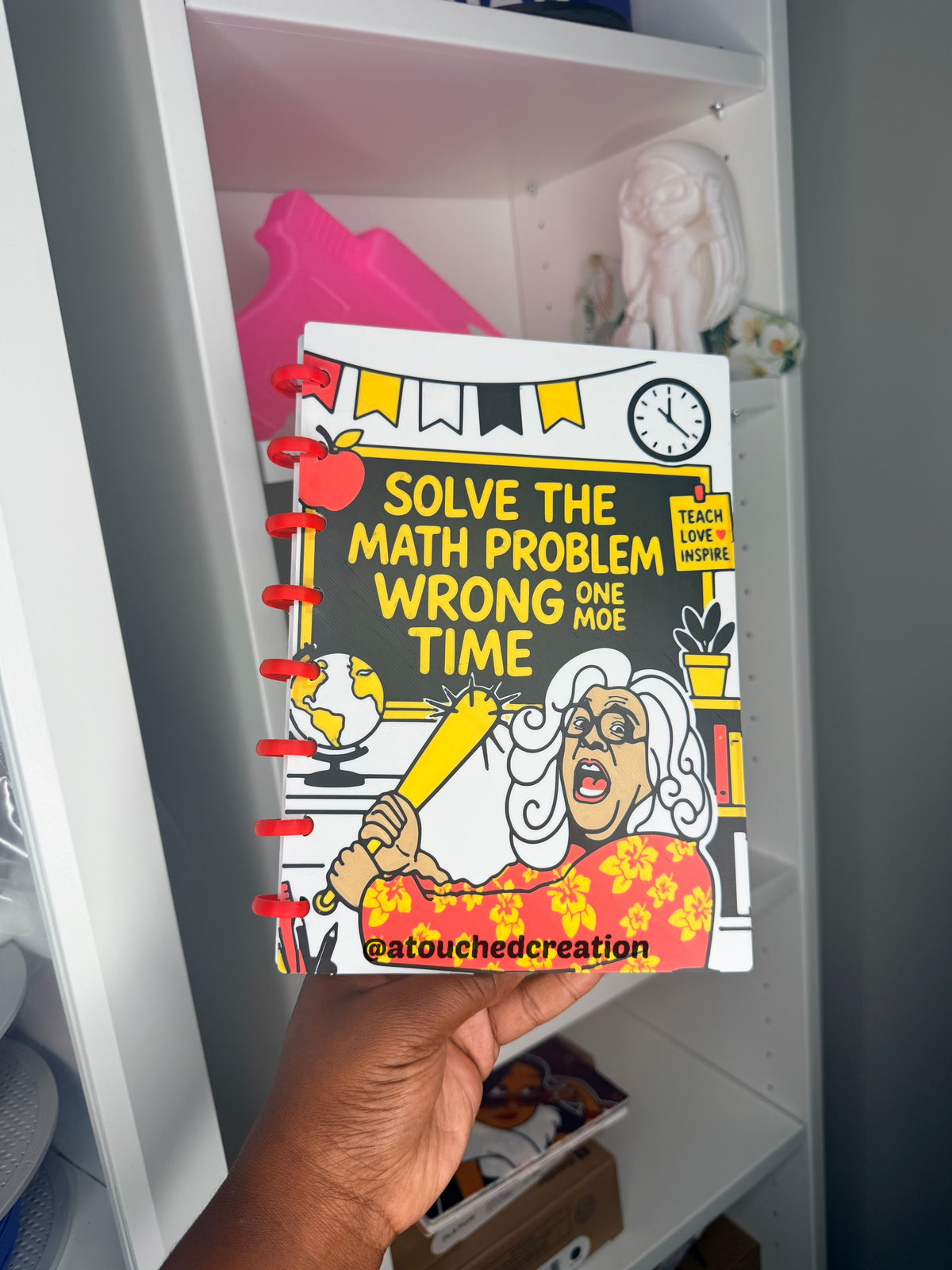 Math Problem Refillable Notebook