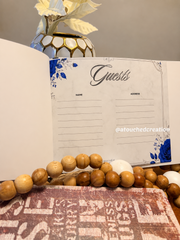 Acrylic Wedding Guest Book