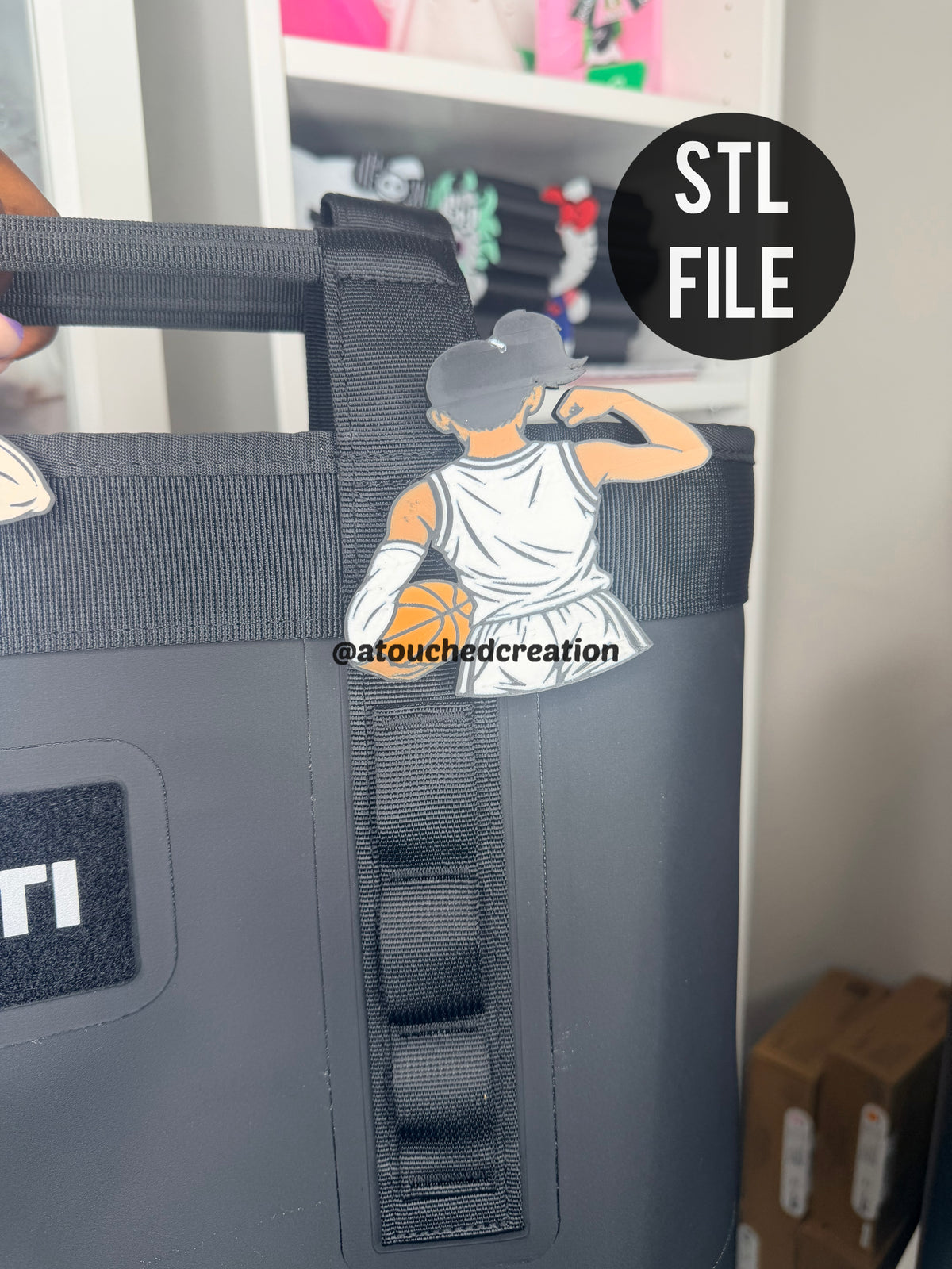 Basketball Player Pin (GIRL) Digital File 3MF | STL
