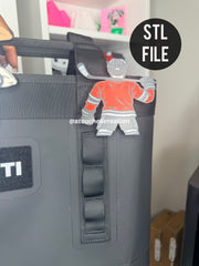 Hockey Player Pin Digital File 3MF | STL