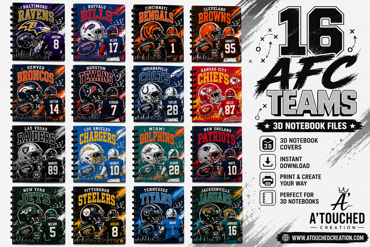 AFC 3D NOTEBOOKS | 3MF FILES