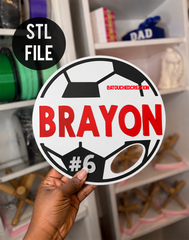 SOCCER Spirit Fan 3MF | STL FILE