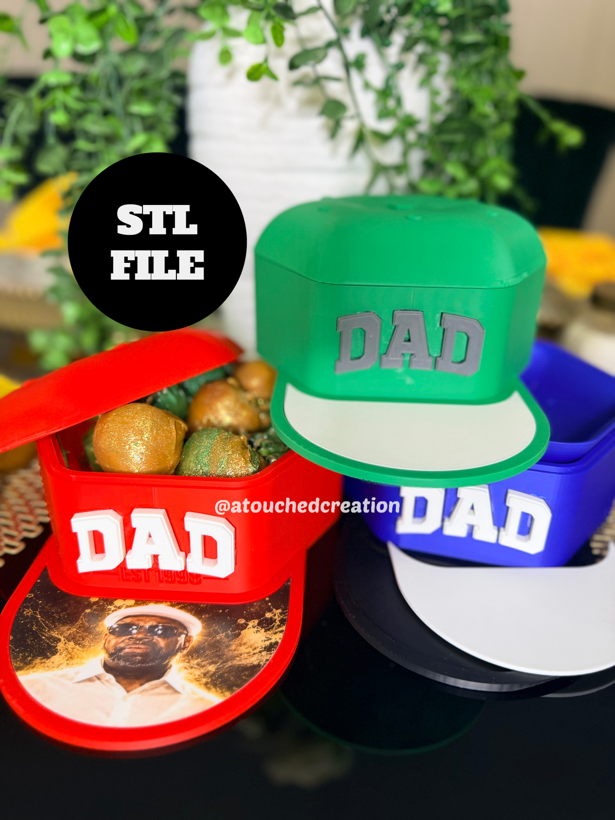 Dad Fathers Day Hat STL | 3MF File