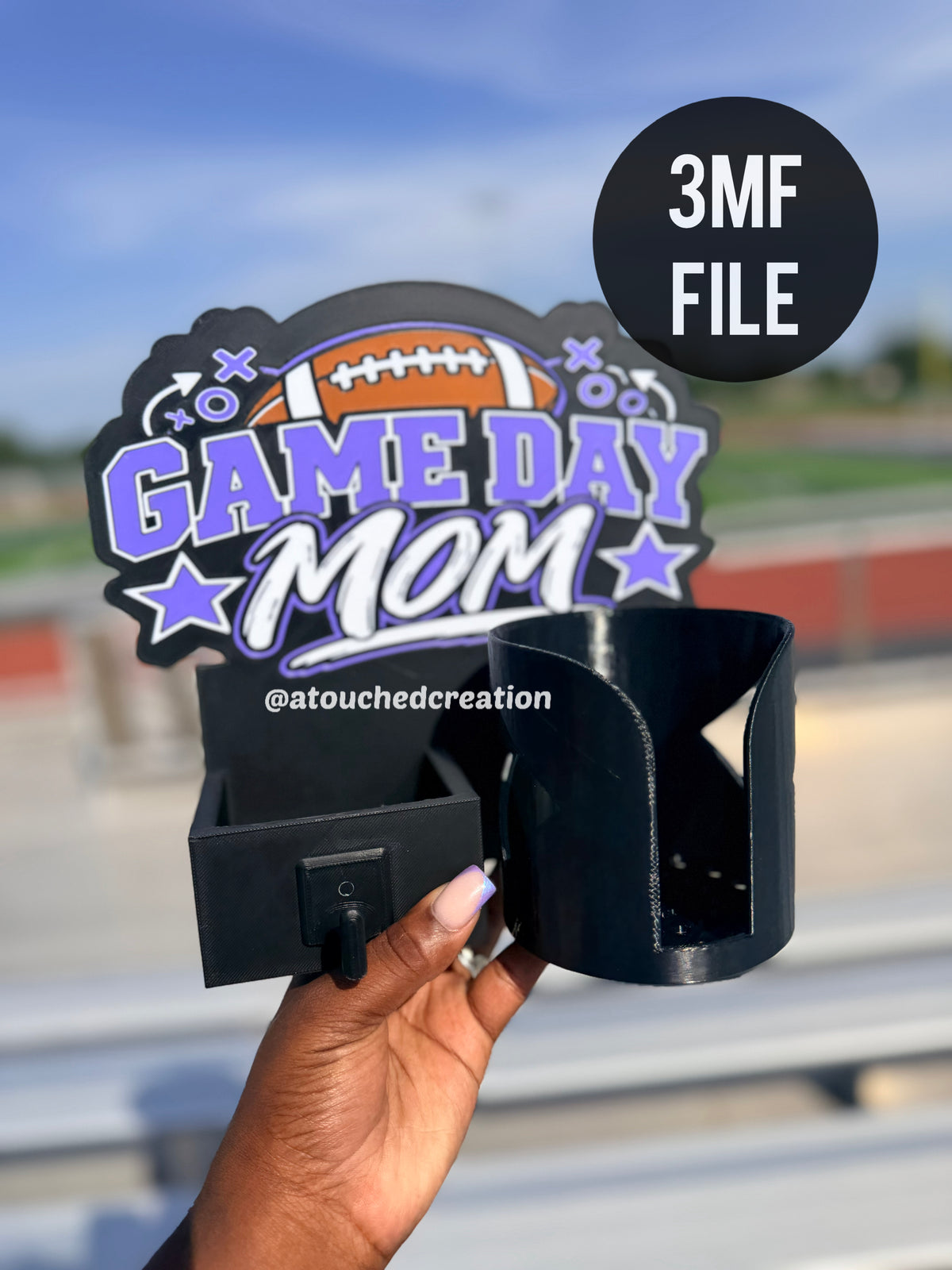 BLEACHER Caddy Digital 3D File | 3MF File