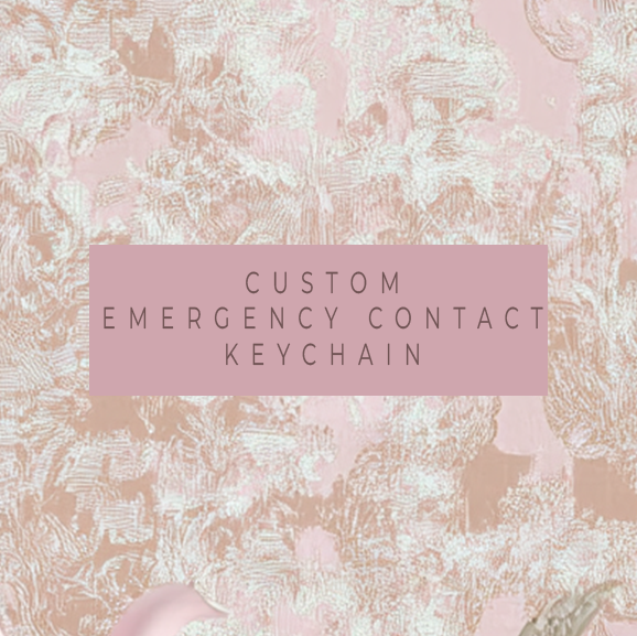 Custom Kids Emergency Contact Tag