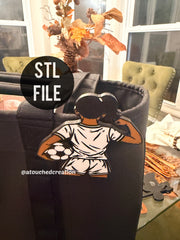 Soccer Player Pin GIRL Digital File 3MF | STL