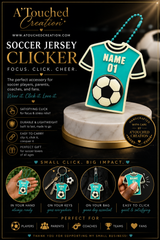Soccer Jersey Fidget Clicker