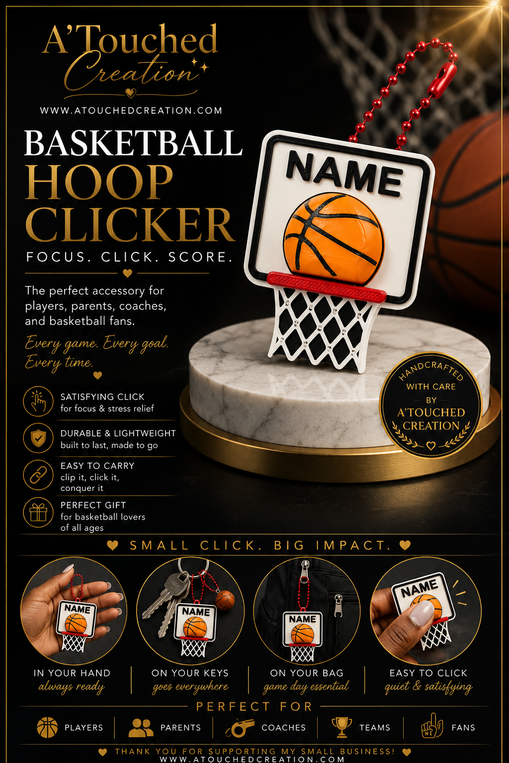 Basketball Fidget Clicker