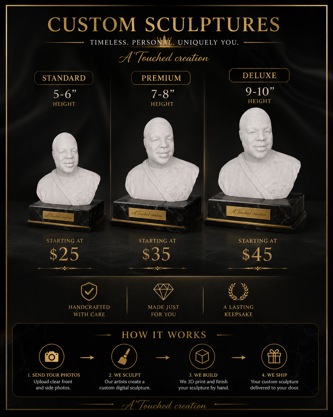 Mini Memorial Statue