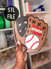 Baseball Glove Spirit Fan 3MF | STL FILE