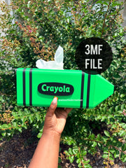 JUMBO CRAYON TISSUE BOX 3MF FILE