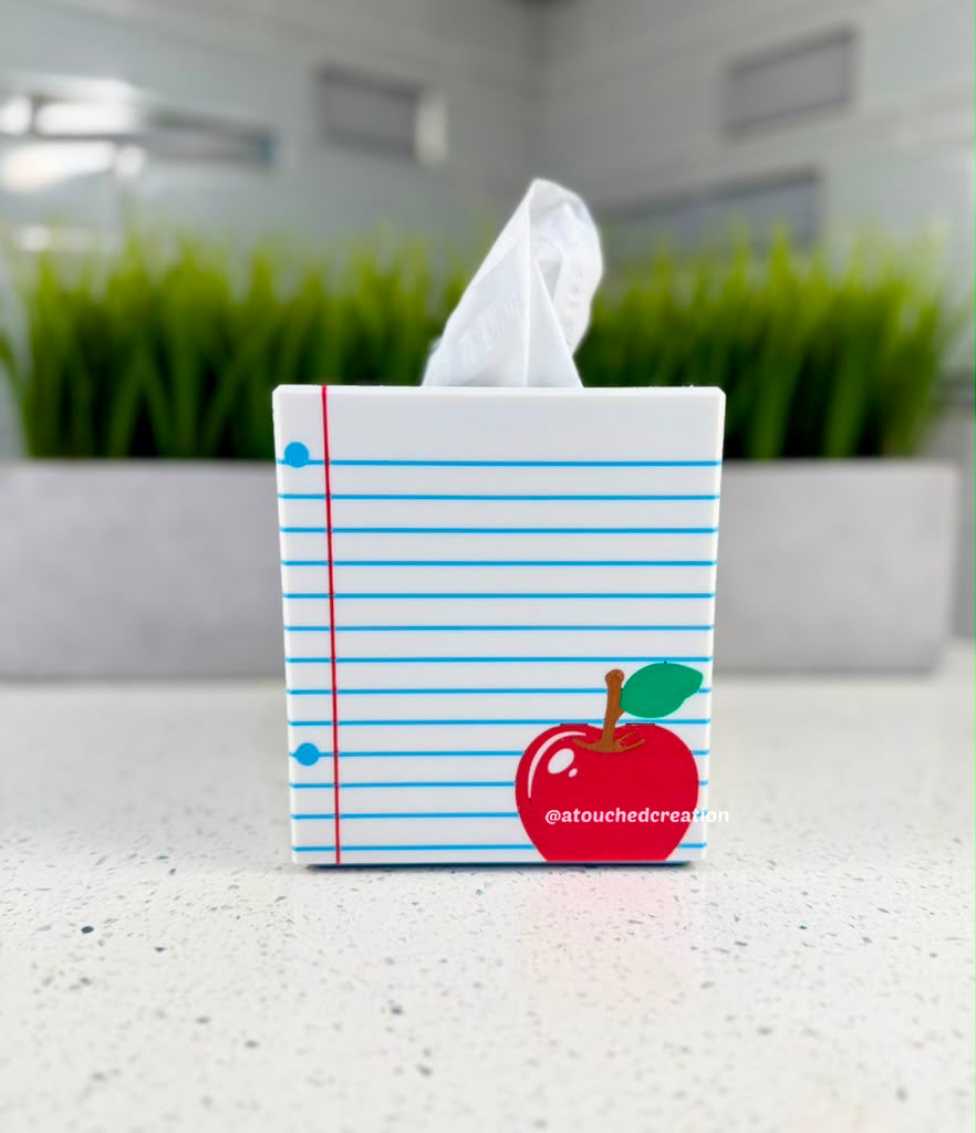 Notebook Paper TISSUE BOX 3MF FILE
