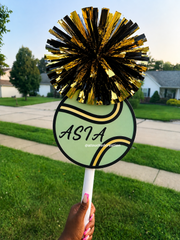 Custom Cheer Stick With Cowbell
