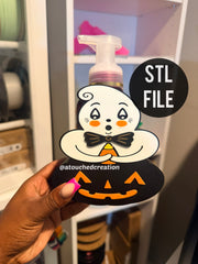 Ghost Pumpkin Soap Holder 3D File