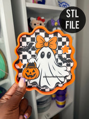 Cute Ghost Trinket Tray 3D File