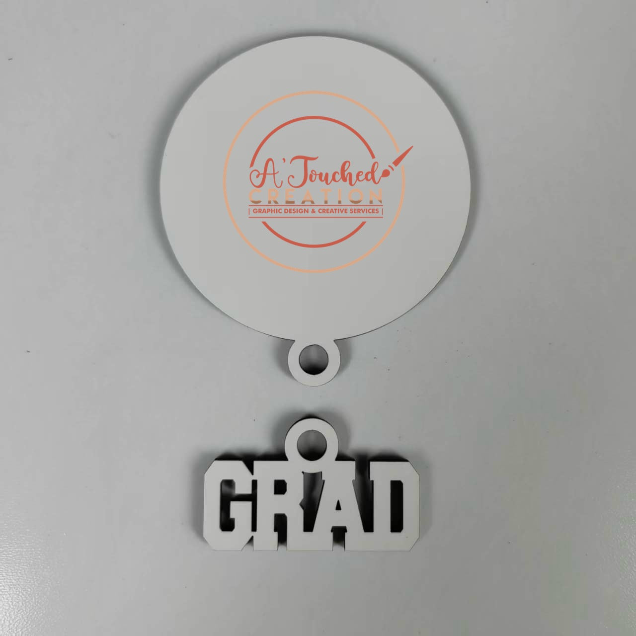 Pin Button With Charm
