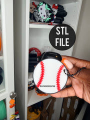 BASEBALL SANITIZER HOLDER Digital File 3MF | STL