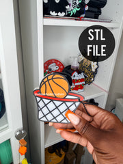 BASKETBALL SANITIZER HOLDER Digital File 3MF | STL