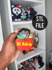 TEACHER SANITIZER HOLDER Digital File 3MF | STL