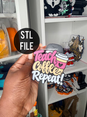 TEACH COFFEE SANITIZER HOLDER Digital File 3MF | STL