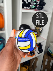VOLLEYBALL SANITIZER HOLDER Digital File 3MF | STL
