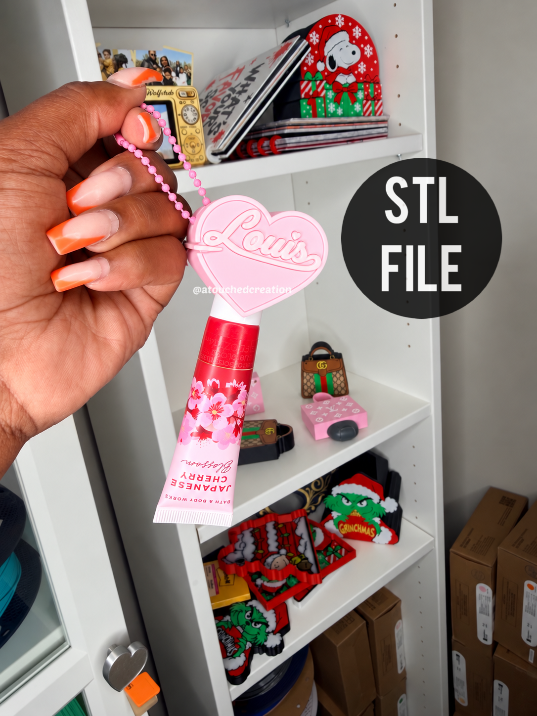 L Lip Gloss Holder | Digital File 3MF
