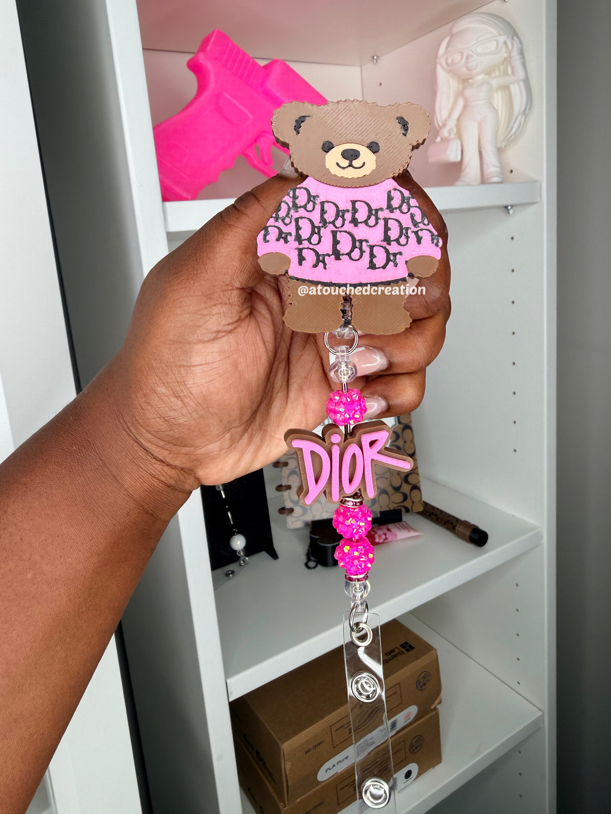 Bear Designer Badge Reel