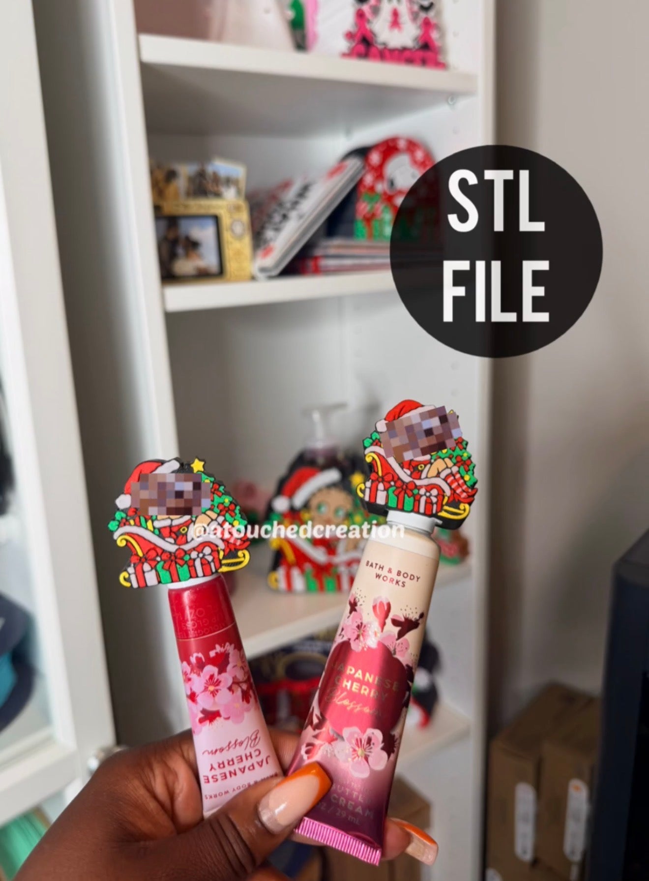 GIRL SLEIGH COMBO Digital File 3MF | STL