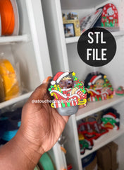 GIRL SLEIGH COMBO Digital File 3MF | STL