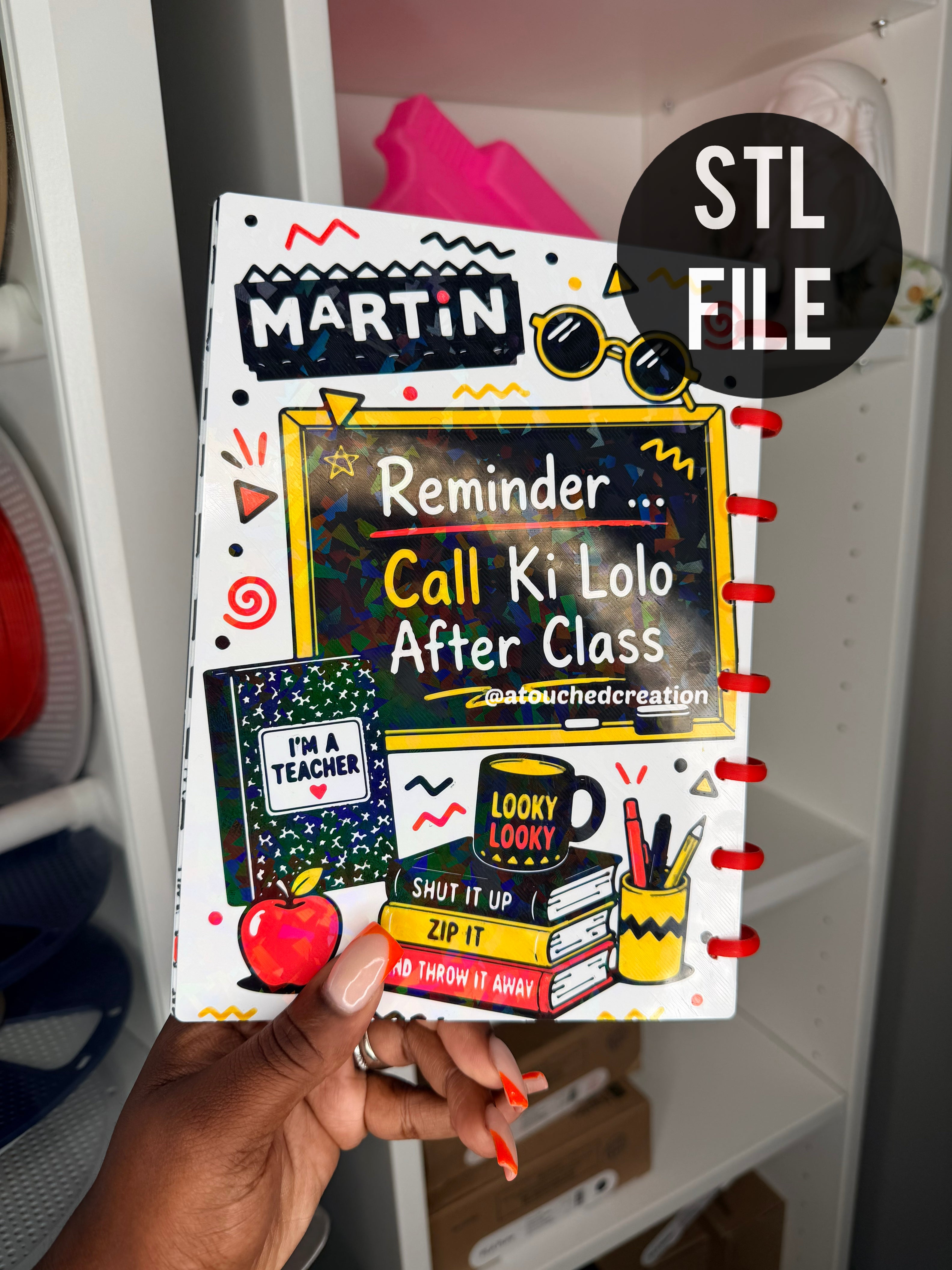 LOOKY LOOK notebook 3MF File