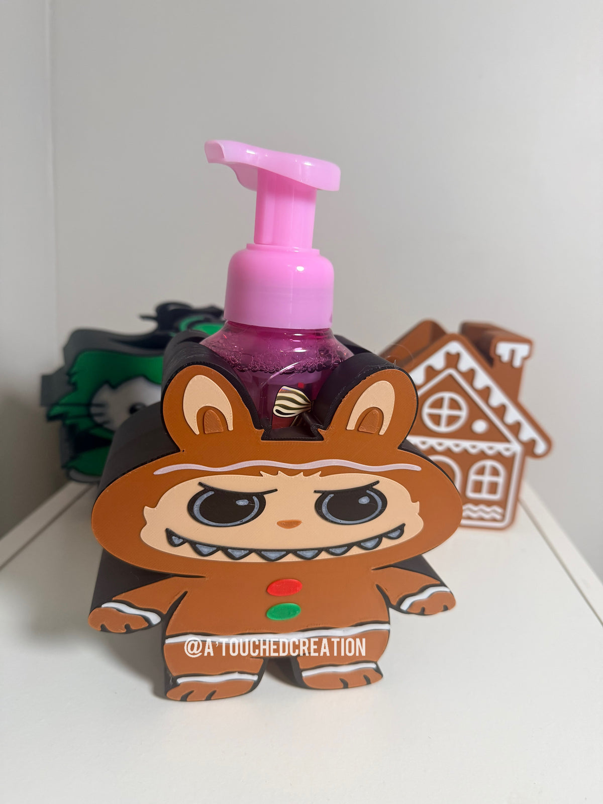 Labu Gingerbread Man Soap Holder 3D File