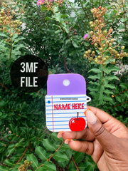 PAPER HAND SANITIZER CASE 3MF FILE