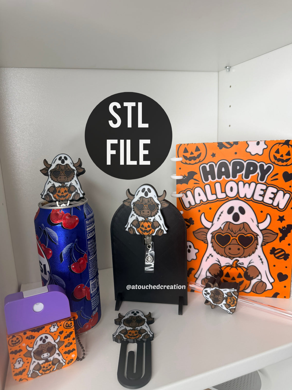 HALLOWEEN Highland cow Bundle 3MF | STL FILE
