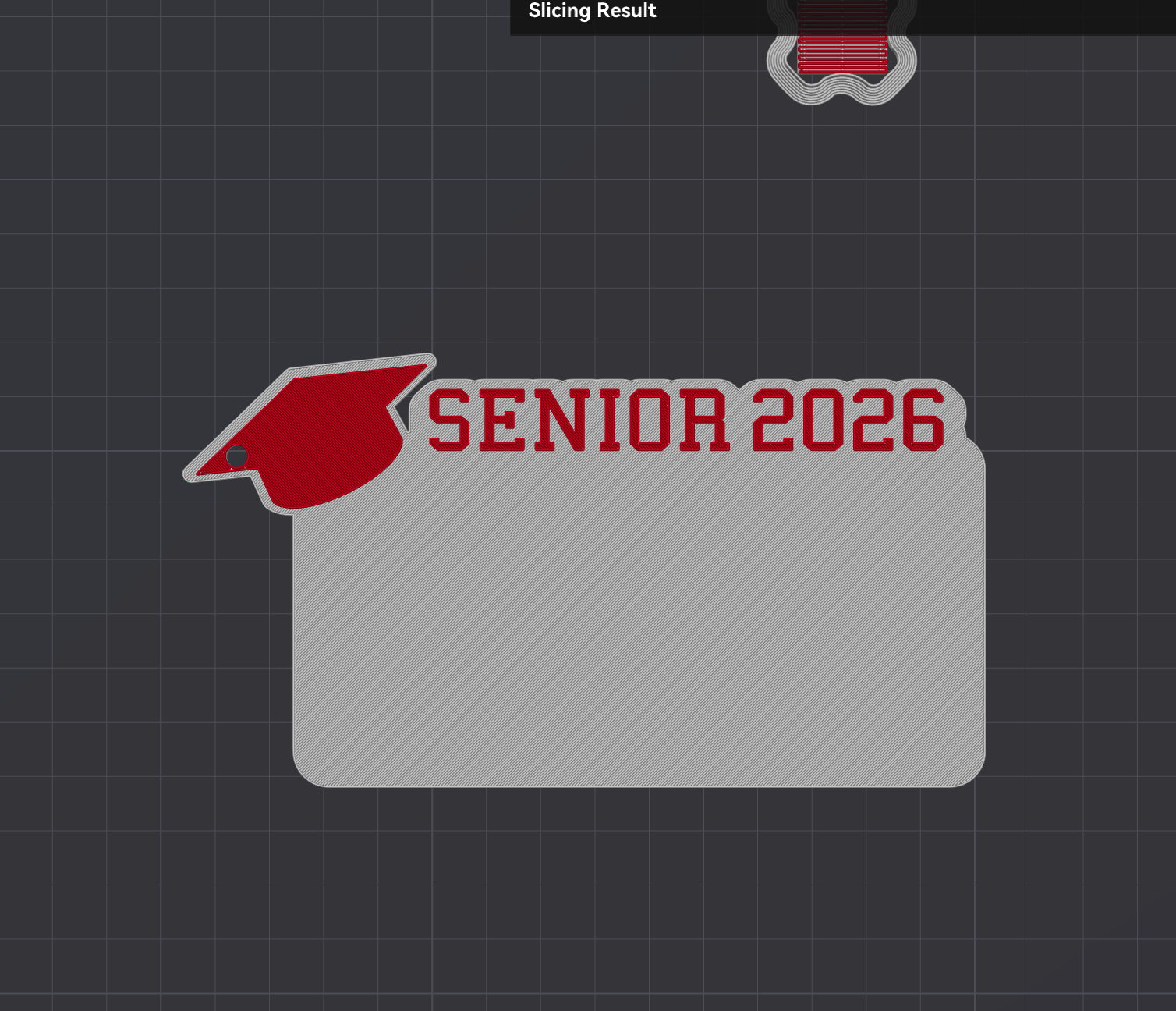 Senior 2026 Magnet STL File