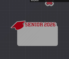 Senior 2026 Magnet STL File